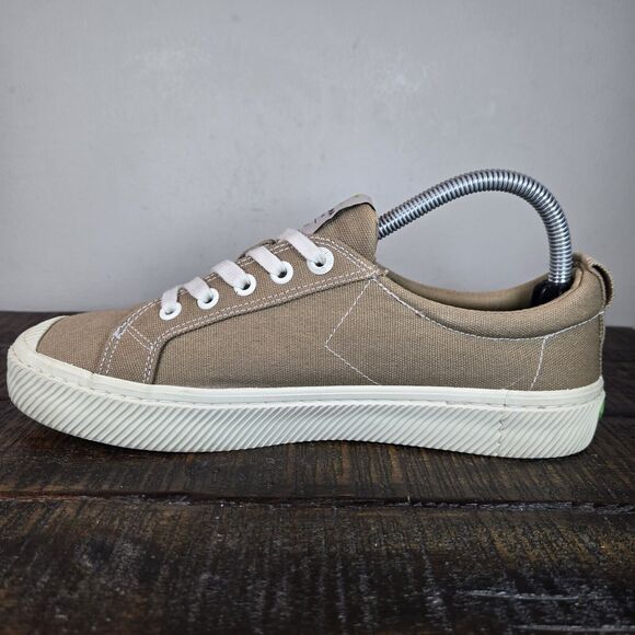 Cariuma Tan Canvas Sneakers - Picture 6 of 11
